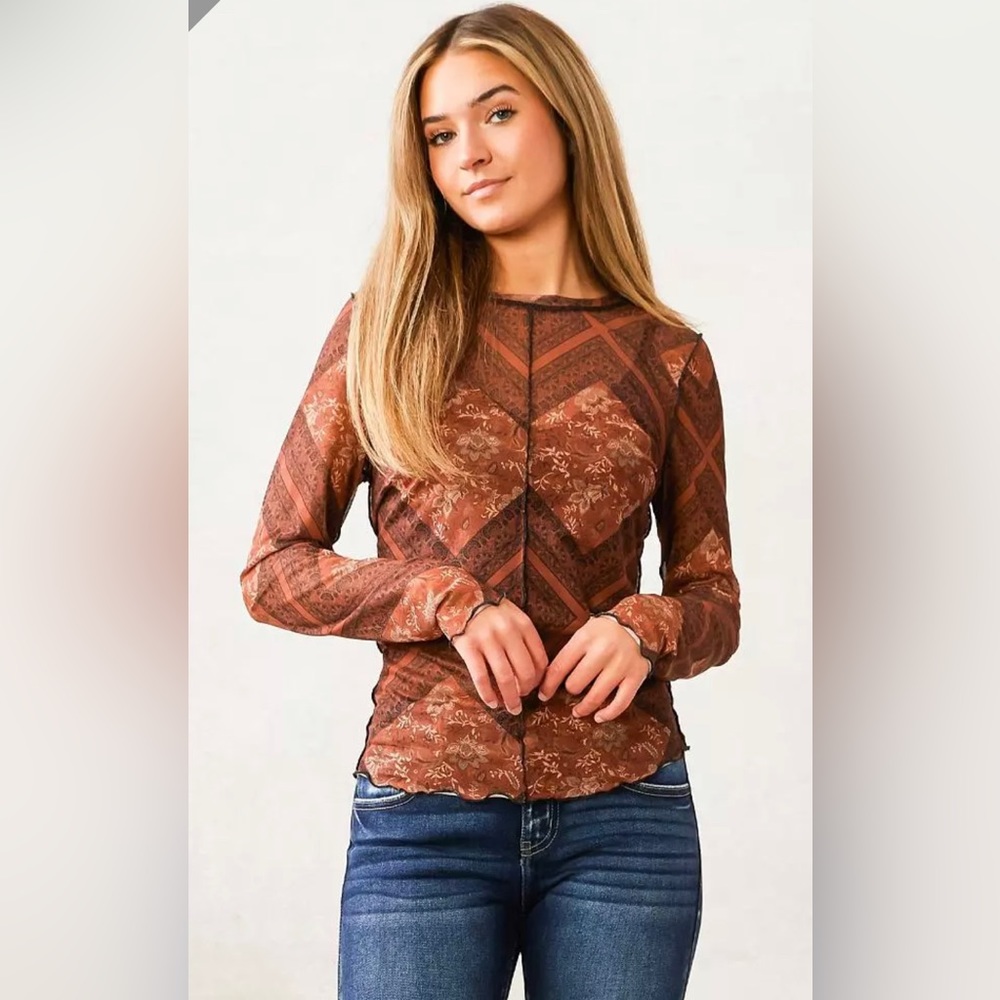 Willow & Root Mesh top